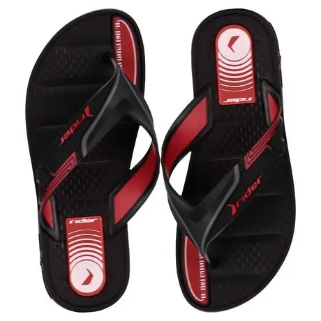 Chinelo Masculino Sprint Rider 12015 Preto/Vermelho Atacado