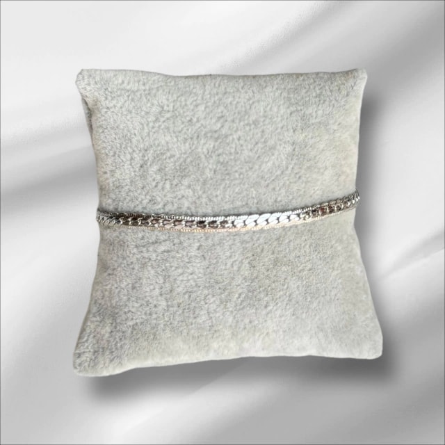 PULSEIRA PRATA FITA DETALHADA Atacado