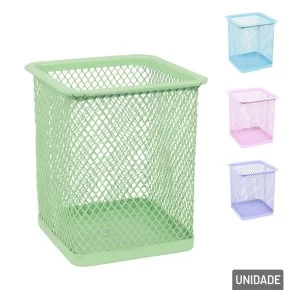 Organizador de Mesa 8xcm Aramado Quadrado Color Atacado