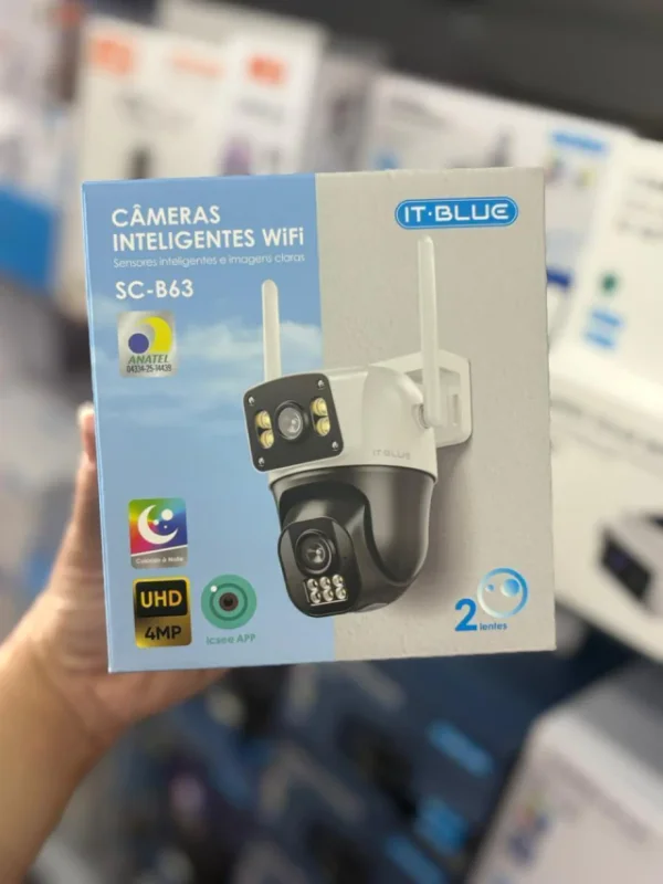 Câmera Inteligente WiFi SC-B63 Atacado