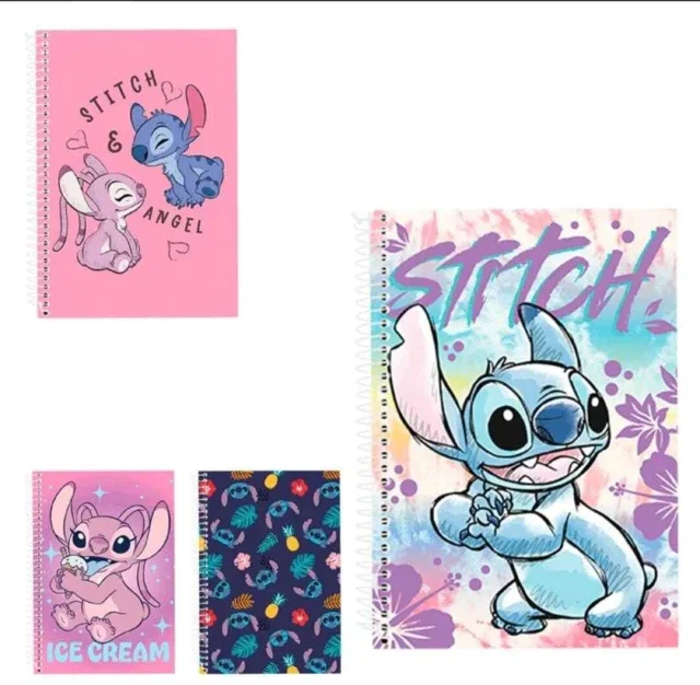 Kit C/12 Cadernos universitários 10 matérias Capas Disney Atacado