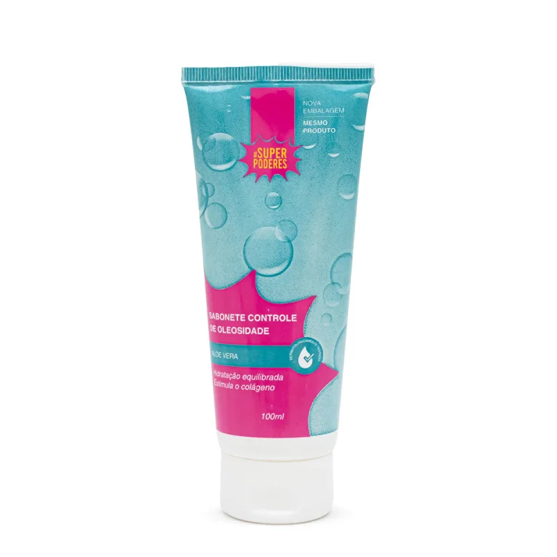 Sabonete Controle de Oleosidade Aloe Vera 100 ml Super Poderes