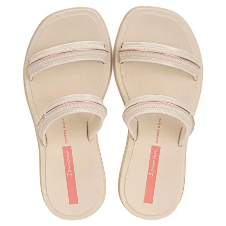 Chinelo Infantil Feminino Slide Glow Ipanema 27401 Marfim Atacado