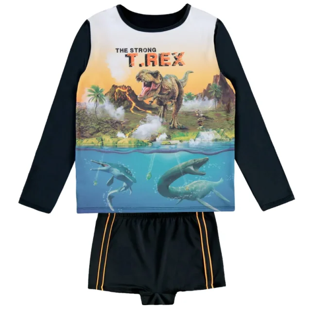 Kit 6 Camiseta e Sunga Box Sublimado do 1 ao 3 Boca Grande Verão Atacado