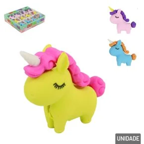 Borracha Escolar Unicórnio Color Atacado