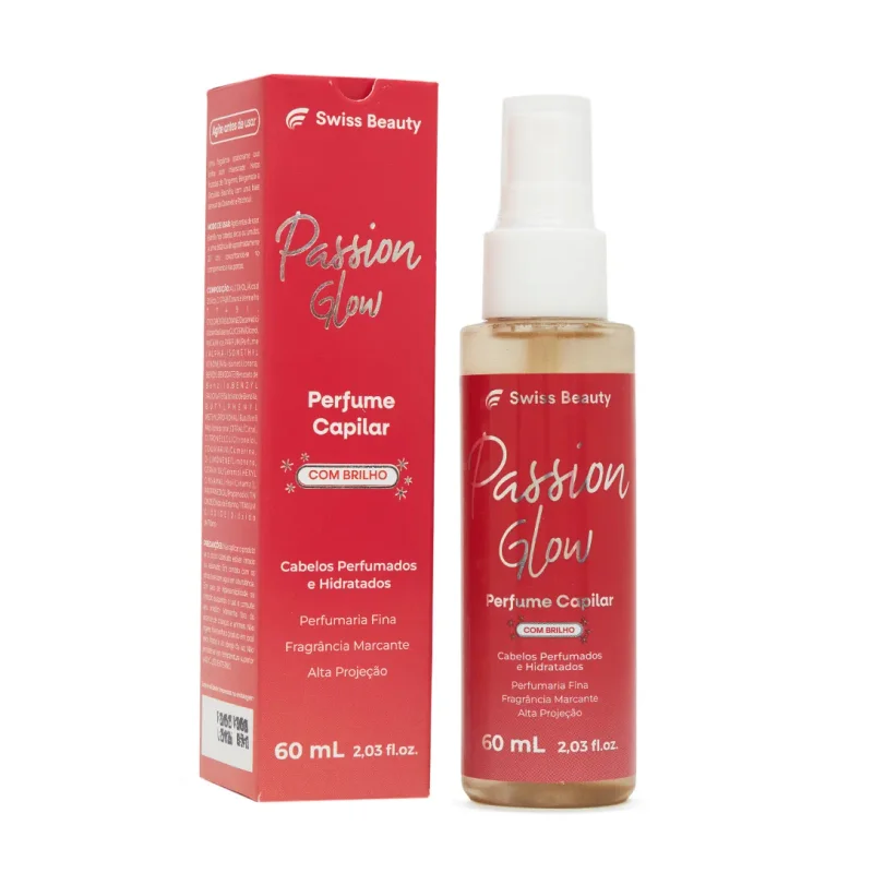 Perfume Capilar Passion Glow Swiss Beauty 60ml