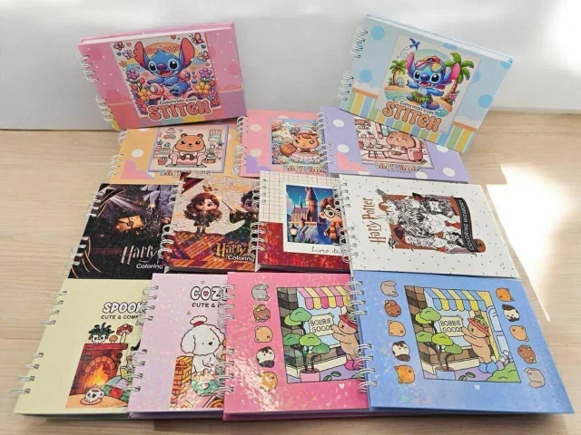 Kit C/12 Livros de Colorir Temas Variados 50 pgs capa dura - (cópia) Atacado