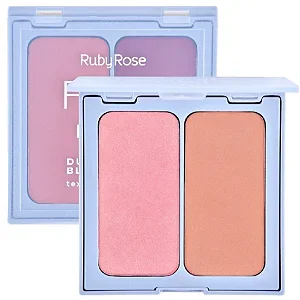 Duo de Blushes Mood Ruby Rose HB870 Cor 03 - VCTO: 09/2026 Atacado para Revenda