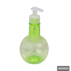 Porta Sabonete Líquido de Plástico 400ml Verde Atacado