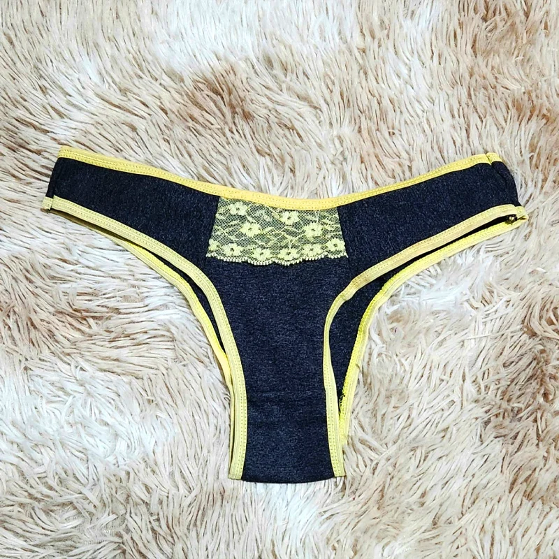 Calçinha de Cotton Com Renda Atacado