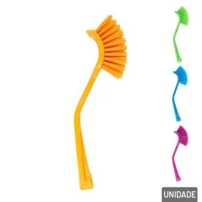 Escova de Limpeza Plástica Multiuso 19cm Color Atacado