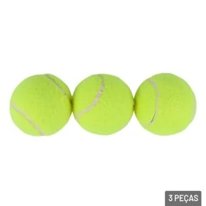 Bola de Tênis 3 Peças Verde Atacado