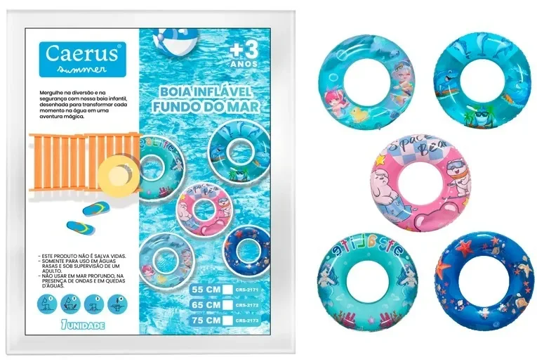 CRS-2171 BOIA INFLAVEL REDONDA COLORIDA 55CM Atacado