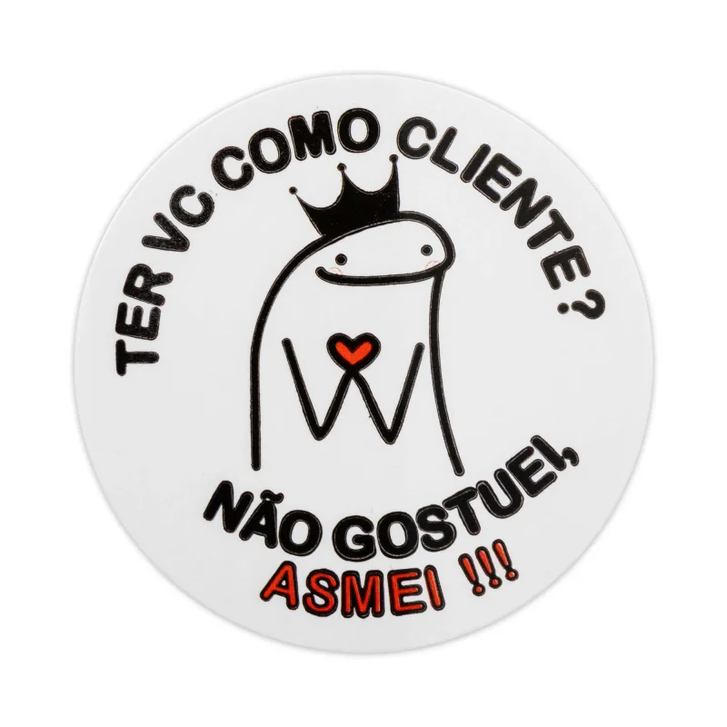 Adesivo de Recebidos F47 - Asmei Flork - Pacote com 100 Unidades Atacado para Revenda