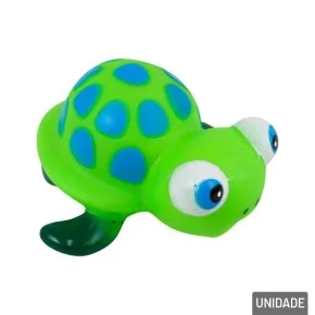 Mordedor para Pet em Vinil 13cm Tartaruga Verde Atacado