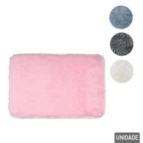 Tapete de Poliéster 41x60cm Felpudo Color Atacado