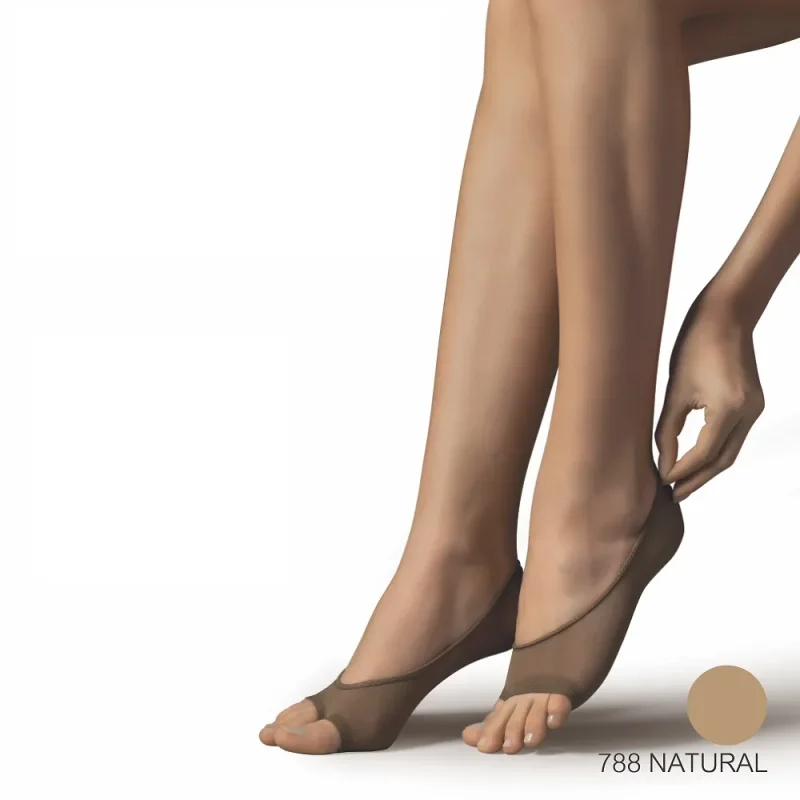 Meia Selene Sapatilha Dedinhos Fio 40 9065.001 Kit C/2 Atacado