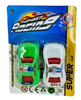 LV0026 CARRINHO POLICE FRICCAO NA CARTELA C/2 Atacado