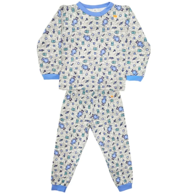 Kit 9 Pijama Inverno Menino Bloomys do 1x3 Atacado