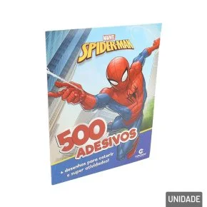 Livro de Atividades 500 Adesivos Spider-Man Atacado