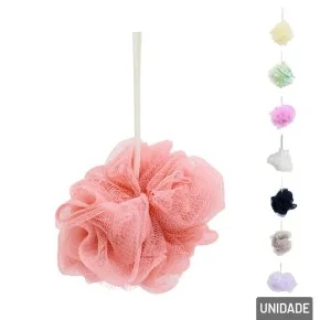 Esponja de Banho Poliéster 10cm Color Atacado