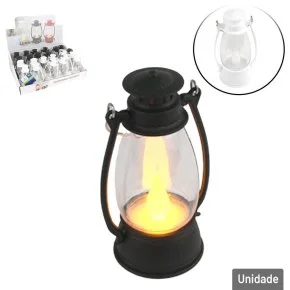 Luminária de LED 9,5cm Lamparina Decorativa Color Atacado