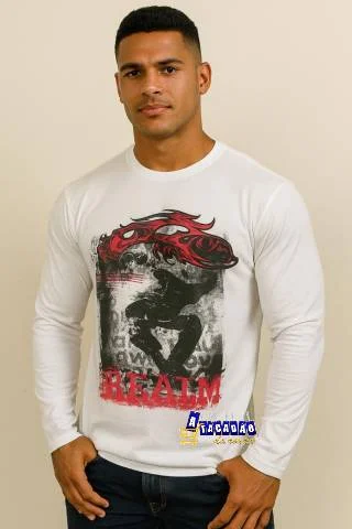 Camisa Manga Longa Algodão Atacado