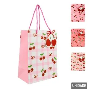 Sacola de Papel 23x18cm Figuras Sortidas Atacado