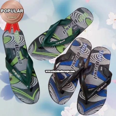 Sandálias Masculinas Adulta Atacado