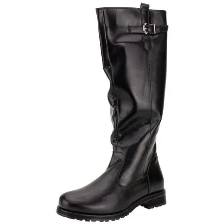 Bota Feminina Cano Alto Mooncity 72129 Preto Atacado