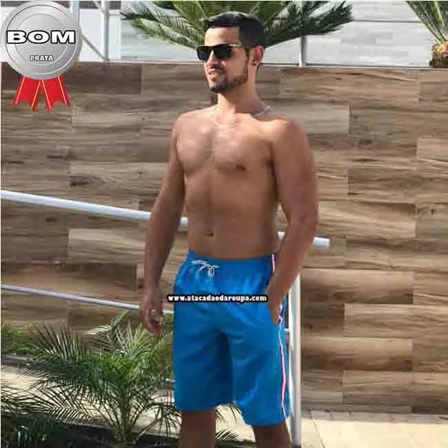 Short Masculino Maurição Tactel Atacado