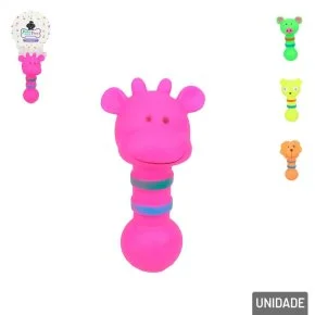 Mordedor para Pet em PVC 13cm Bichinhos Sortidos Atacado