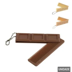 Pente de Plástico para Cabelo com Espelho Dobrável Atacado