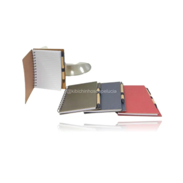 Bloco De Anotação Com Caneta De Papel 14x18cm Atacado