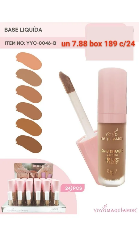 Base Liquida - B YO YO - Maquiagem Atacado Revenda